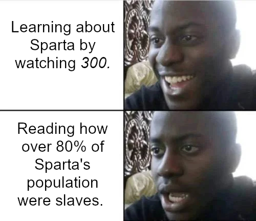 Learning about Sparta can be disturbing